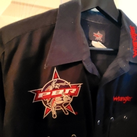 Wrangler Men's 2XL Professional Bull Rider Shirt Rare vintage retro western